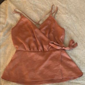 Dusty pink colored blouse